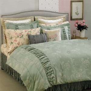  Laura Ashley 3 Pc Twin Comforter Set Rosecliff New: Home 