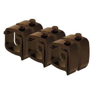  KH1BP6 Black Mounting Clamps for Truck Caps / Camper Shells (Set of 6