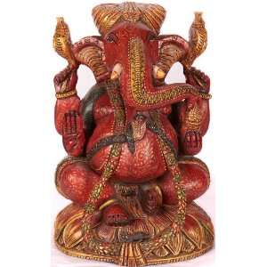  Shri Ganesha Anugraha Murti   Kadamba Wood Sculpture from 