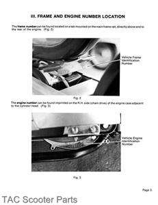 Vespa Bravo Moped Dealer Assembly & Preparation Manual  