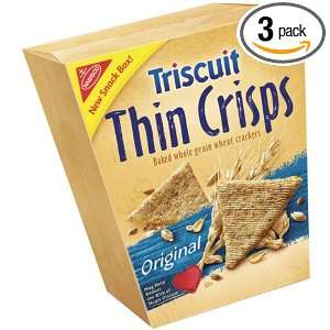 Triscuits Thins Crisps Original, 7.6 Ounce (Pack of 3)  