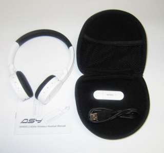 asy wh600 2 4ghz usb wireless stereo headset brand new model wh600