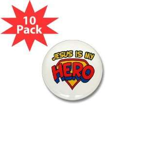  Mini Button (10 Pack) Jesus Is My Hero: Everything Else
