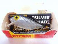   EARLY THIN FIN SILVER SHAD FLOATER AT3 VINTAGE LURE CRANK BAIT  