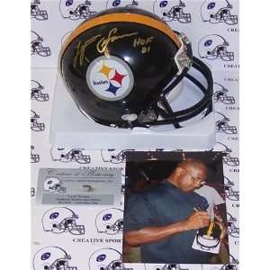 Lynn Swann Autographed/Hand Signed Pittsburgh Steelers Mini Helmet