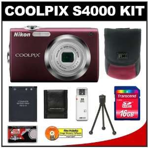  Nikon Coolpix S4000 Digital Camera 12 MP Digital Camera 