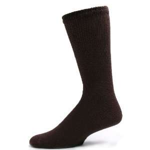 Sole Pleasers Mens Brown Diabetic Crew Socks   3 pairs [Health and 