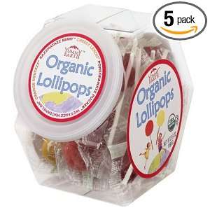 YummyEarth Organic Lollipops, Assorted Flavors, 6 Ounces (Pack of 5 