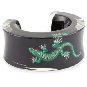   by Veronica International Treasures Black Lizard Cuff: Jewelry