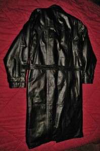 Mens Black Leather Coat from Wilsons Leather with Thinsulate, Size 