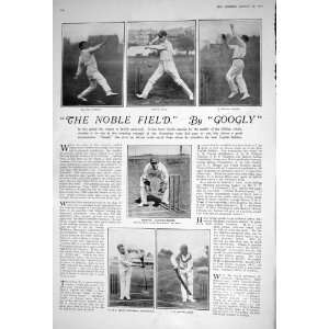  1922 CRICKET KILNER SANDHAM ROBINSON SIDWELL SLEET BRYAN 