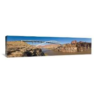 Colorado River Bridge   Gallery Wrapped Canvas   Museum Quality  Size 