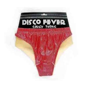DISCO FEVER SAUCY THONG   RED