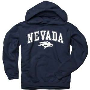  Nevada Wolf Pack Youth Navy Perennial II Hooded Sweatshirt 
