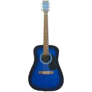  41 Blue Acoustic Guitar Case Pack 6 Toys & Games