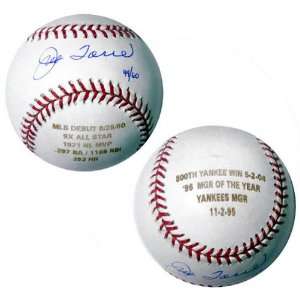    Joe Torre Autographed Engraved Stats Baseball: Sports & Outdoors