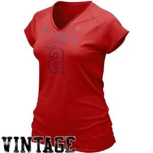   Cooperstown Bases Loaded V neck T shirt (Medium)