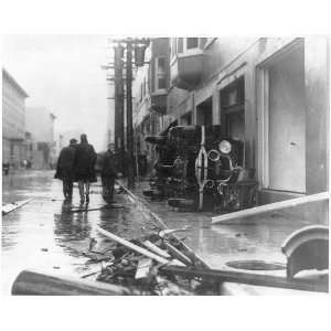   down street full of wreckage after storm,Sept. 21,1926,Miami Beach,FL