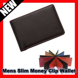 Mens Slim Money Clip Wallet Bifold 19 ★Hot item★  