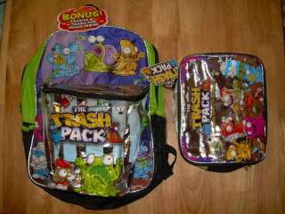   THE TRASH PACK Graphics 16 Backpack, Lunch Box/Bag & Trashie Figure