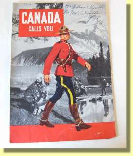 CANADA CALLS YOU   Canadas Railways Travel Brochure  