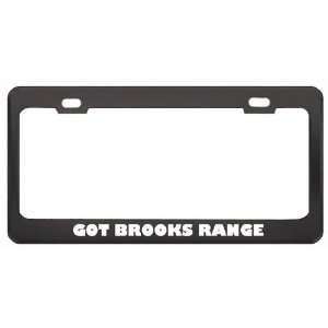 Got Brooks Range Marmot? Animals Pets Black Metal License Plate Frame 