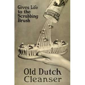  1913 Ad Old Dutch Cleanser Powder Trademark Scrubbing 