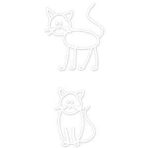  Me & My Peeps Family Auto Decal 3x4.25 Cats: Arts 