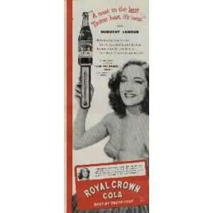 treat in the heat, Tastes best, its neat! says Dorothy Lamour 