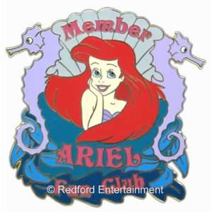  Disney Pins Ariel Fan Club: Toys & Games