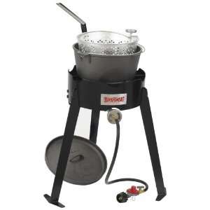 Bayou Classic® 22 Fish Cooker with Cast Iron Pot and Lid:  