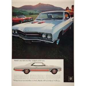  1967 Ad Buick GS 340 GS 400 Rally Stripe Car Automobile 