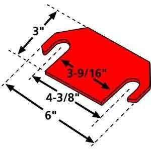   Shim for Freightliner with FAS II Suspension, (Pack of 6) Automotive