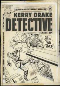 AL AVISON   KERRY DRAKE Detective #23 Orig Cover art  