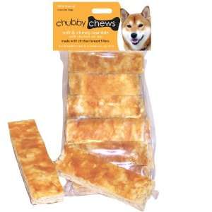  Chubby Chews Soft and Chewy Rawhide Treats with Real 