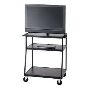   37 Wide Flat Panel Cart w/ Six Outlet Power Strip: Office Products