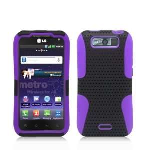   Hybrid Case Gel Cover for LG Connect 4G Cell Phones & Accessories