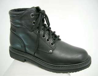 Mens Knapp 2663SR Slip Resistant Black Boots 7 EEE New  