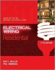 Electrical Wiring Residential, (1435498259), Ray C. Mullin, Textbooks 