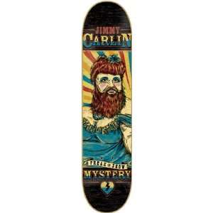   Carlin Freaks Skateboard Deck   8.37 Bearded Lady