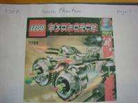 Lego 7704 EXO FORCE SONIC PHANTOM SHIP   215 Pieces  