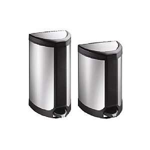  BarcoMaid Half Round Step Cans: Office Products