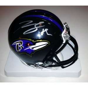 Torrey Smith Autographed/Hand Signed Baltimore Ravens Mini Helmet 