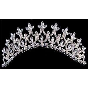   5229 Adult Bridal Wedding or Beauty Pageant Headpiece Rhinestone Tiara