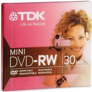  mini DVD RW 1.4GB reWriteable 5 Pack Electronics