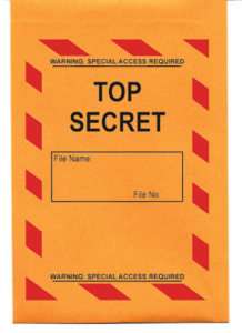 Top Secret Envelope 5 Pack (Large)  
