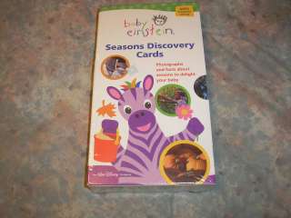 Baby Einstein Seasons Discovery Cards Disney Factory Sealed  