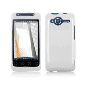  HTC EVO SHIFT 4G / KNIGHT 6100 WHITE RUBBERIZED CASE (Free 
