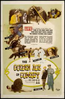 The Golden Age of Comedy 1958 Orig Movie Poster 1 Sheet  