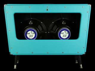 Tone King Galaxy 2x12 Amplifier Speaker Cabinet Turquoise  